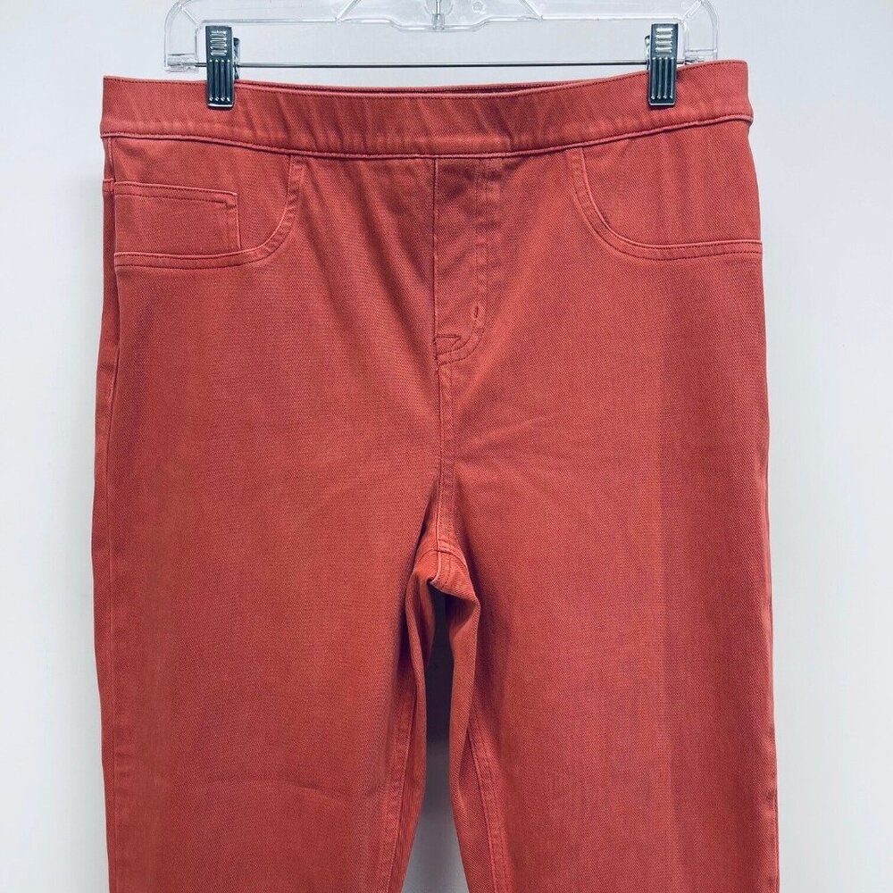 Spanx Leggins Pants Size XL Women’s Ankle Jeanish Island Orange Flawed - Picture 3 of 12